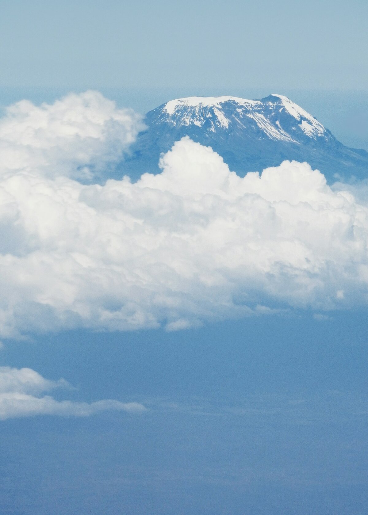 Aerial view of Mount Kilimanjaro